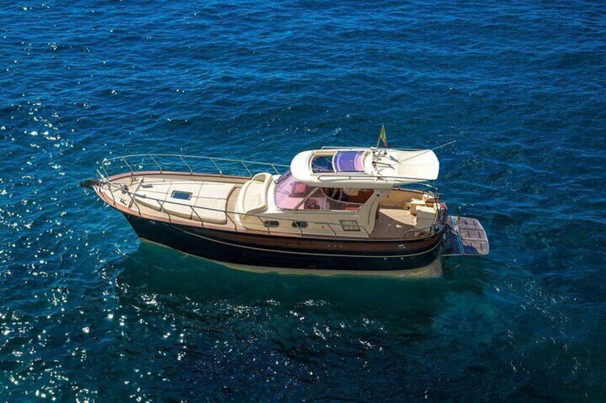 A boat on water. 4