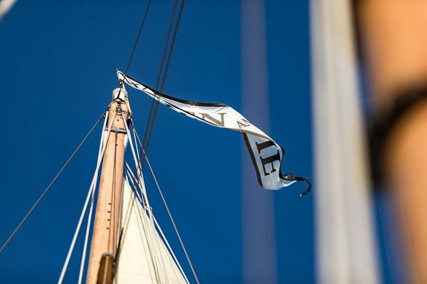 Sailing Strong! Masthead view. 2