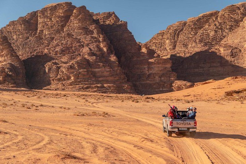 From Petra to Wadi Rum, then back to Amman or the airport. 2