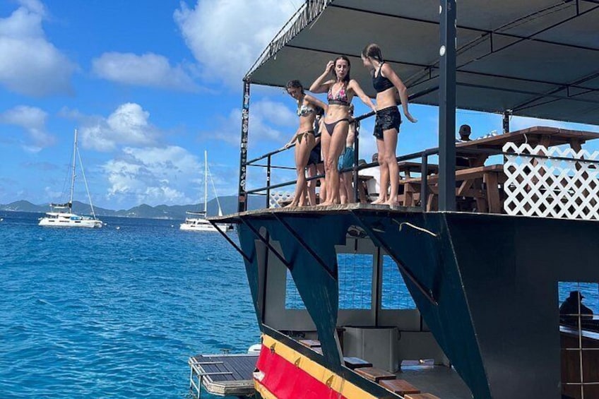 Jost Van Dyke Funday & Willy T (Foxy's, Soggy Dollar, Willy-T) 2