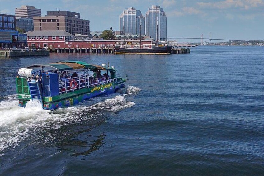 Harbour Hopper on the water near the Cable Wharf 4
