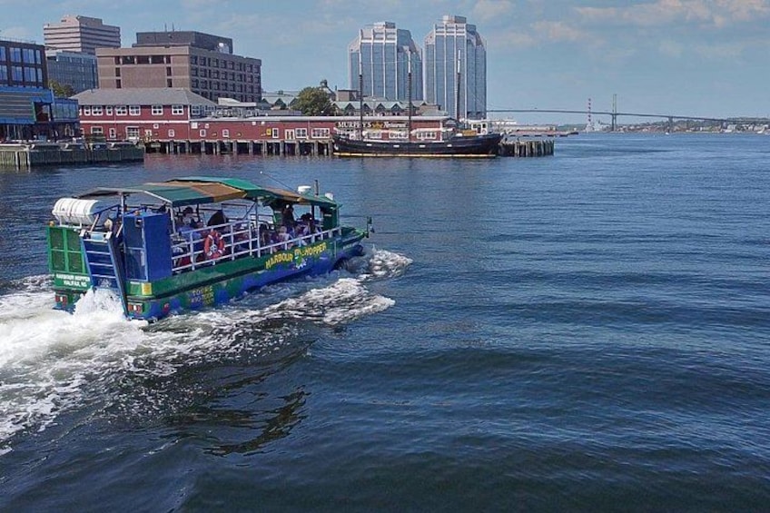 Harbour Hopper on the water near the Cable Wharf 2