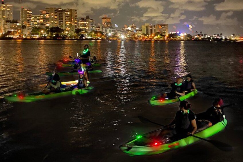 Night Kayak - Condado City Lights Tour 3