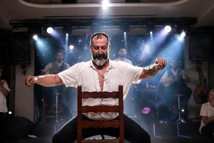 Traditional Greek Night live Music & Dinner Show in Santorini 1