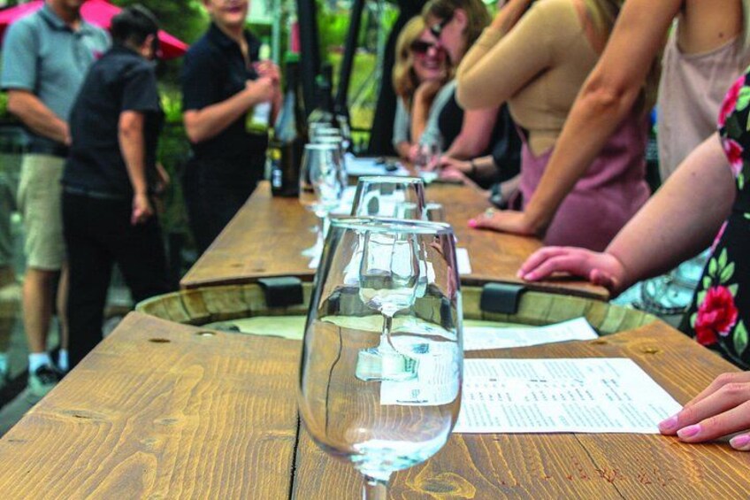 Outdoor patio tasting 4