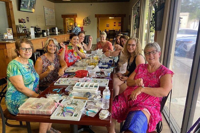 Craft classes and wine are fun for all! 4