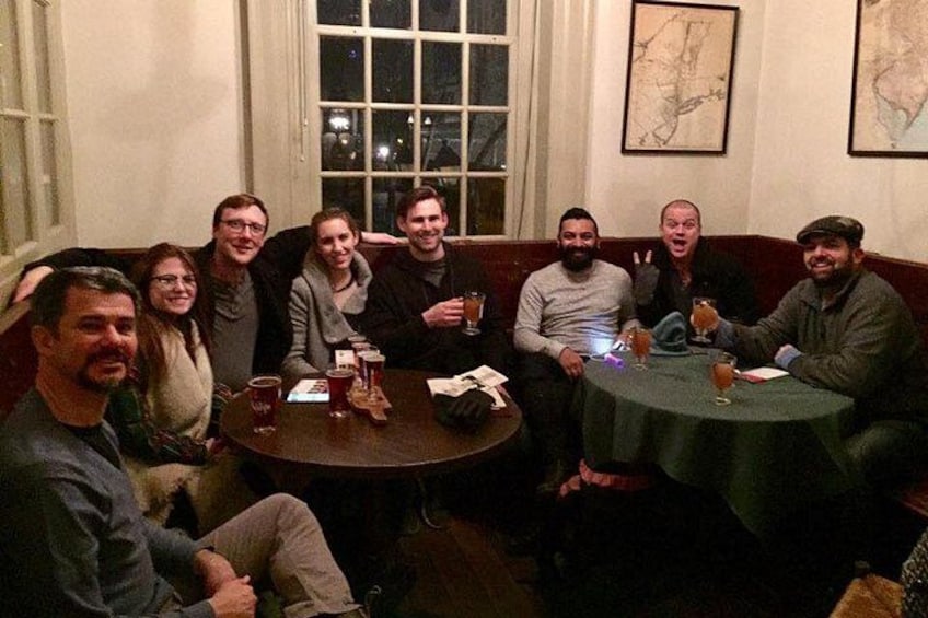 "Working overtime" with guests after a tour. 5