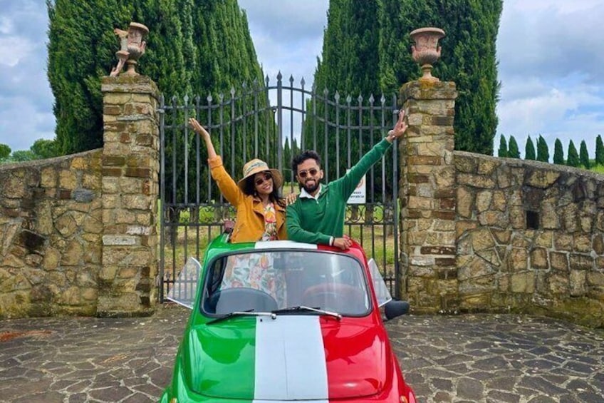 Self-Drive Vintage Fiat 500 Tour: Gourmet Lunch and Wine Tasting 3