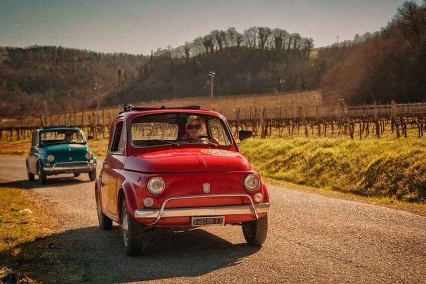 Self-Drive Vintage Fiat 500 Tour from Florence: Tuscan Wine Experience 1