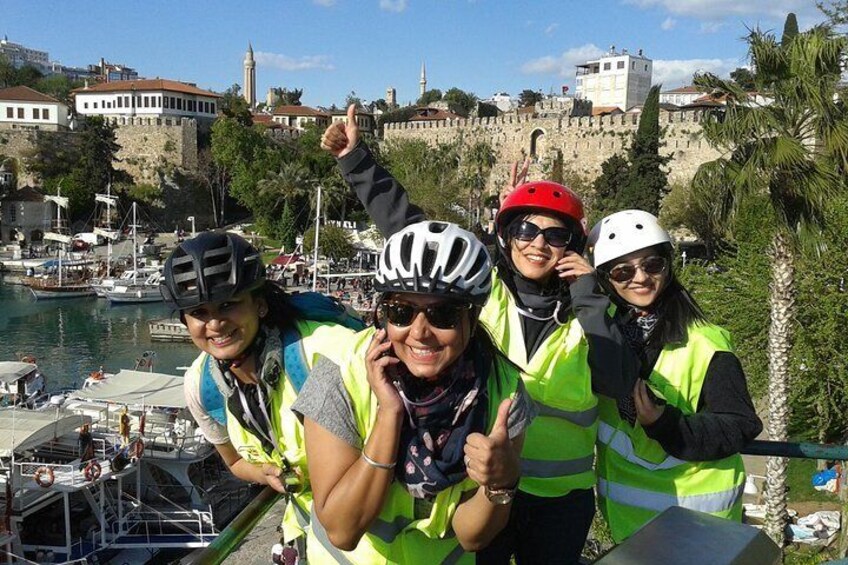 Explore Antalya Marina on an electric bike tour