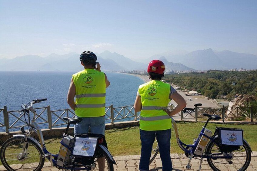 Explore Antalya Beaches on an electric bike tour 3