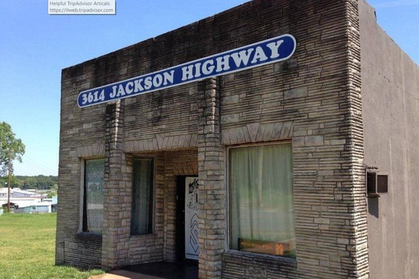 A building with a sign reading '3614 JACKSON HIGHWAY.' 4