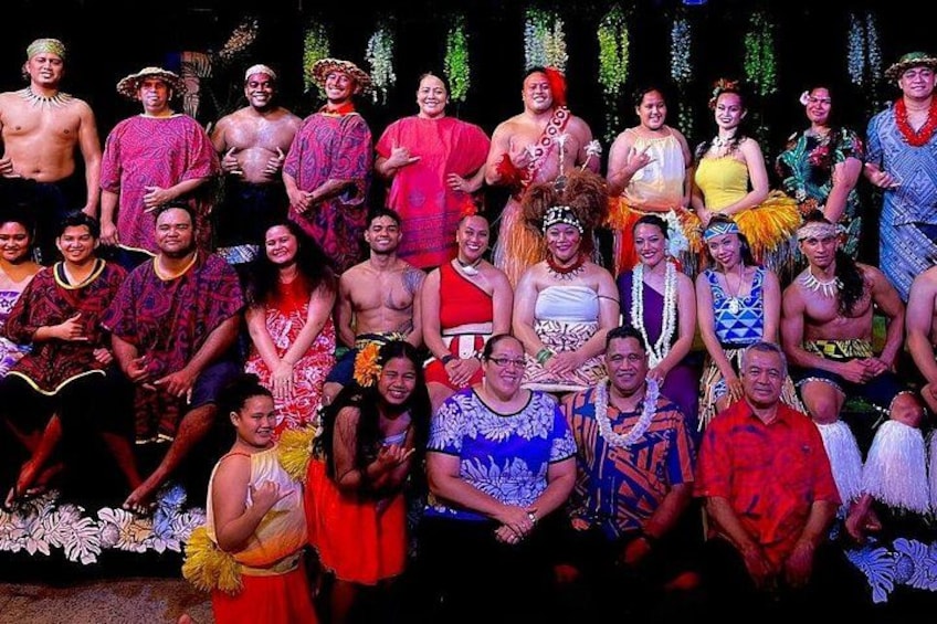 Some of the cast at Toa Luau. 2