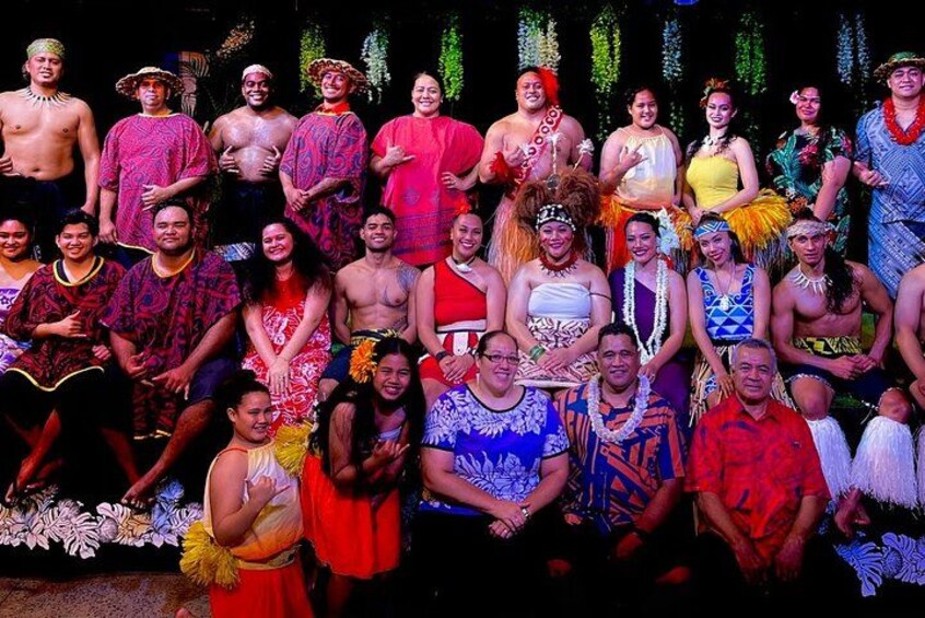 Some of the cast at Toa Luau. 2