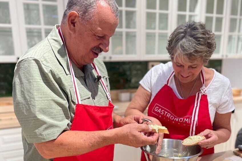 Pintxos and Tapas Cooking Class in Bilbao 