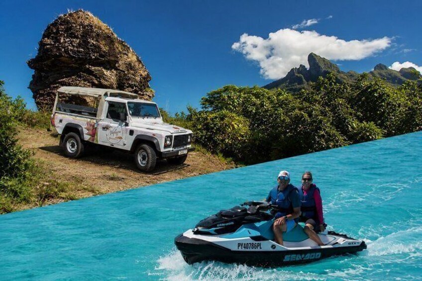 Bora Bora 4WD Tour Including Lunch at Lucky House & Jet Ski Tour 1