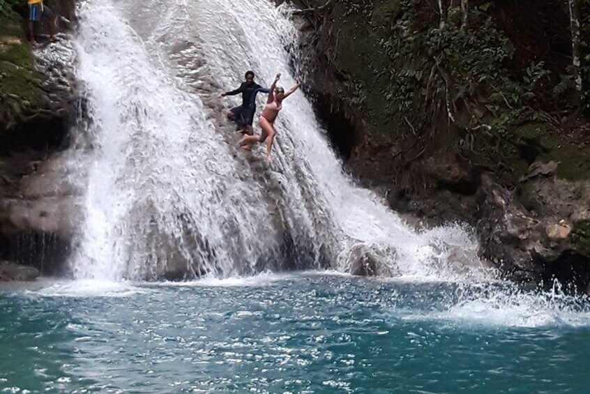 Water Falls Jump.