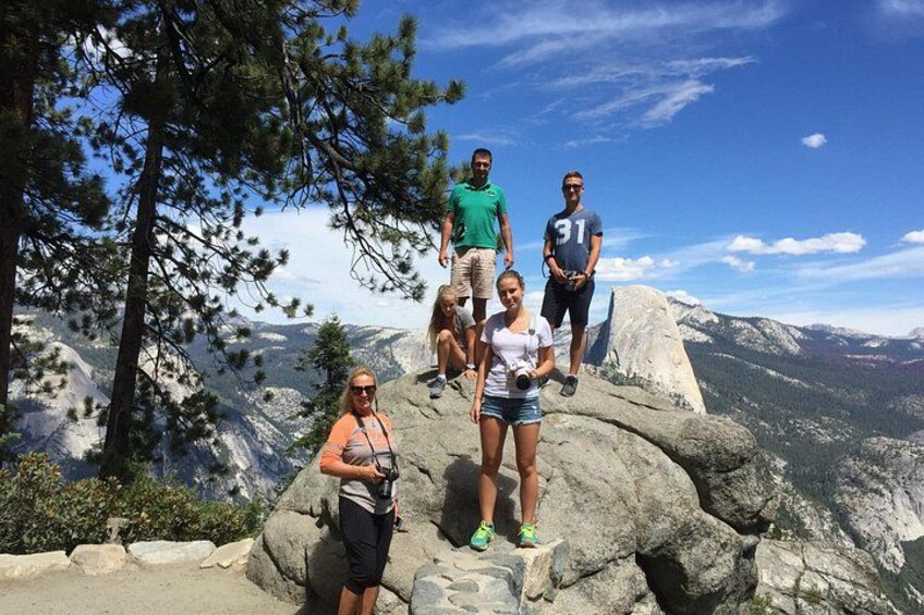Having fun at Glacier Point! 5