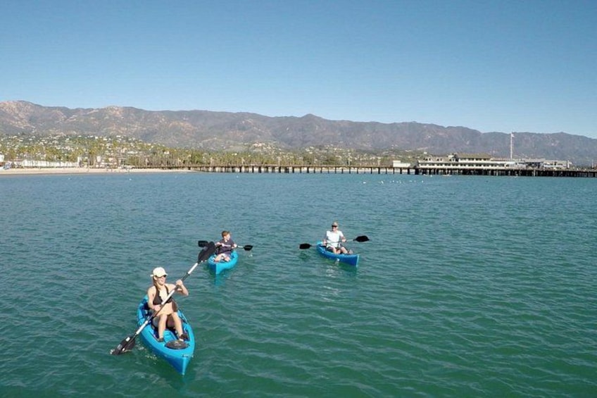 kayaking into the santa barbara harbor from west beach 4