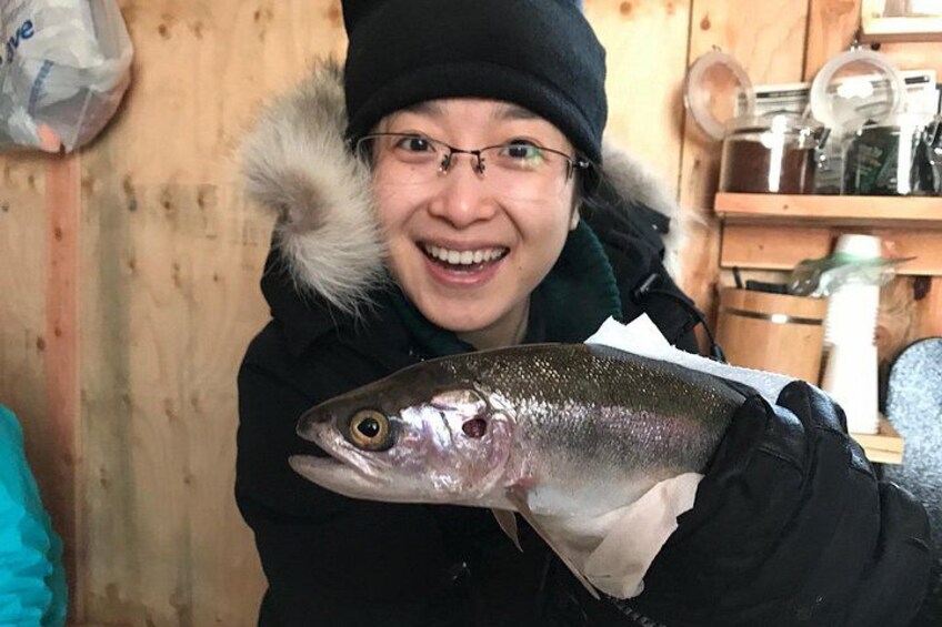 Quick and Easy Ice Fishing at Chena Lake 2