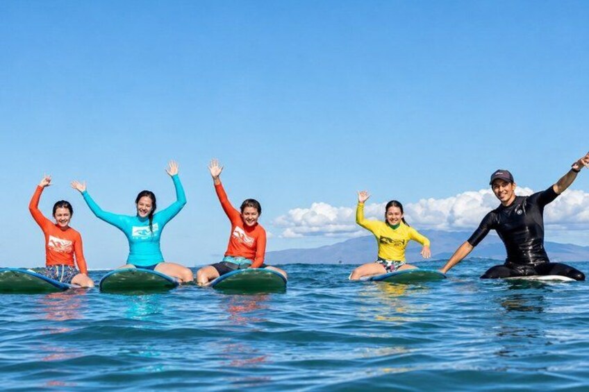 Semi-Private Surf Lesson for Group of 2-6 Near Lahaina 3