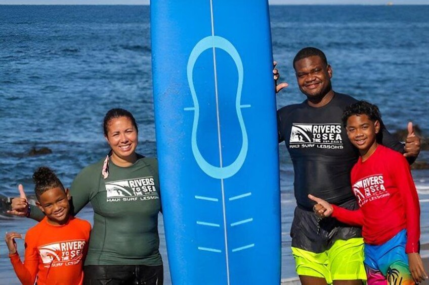 Semi-Private Surf Lesson for Group of 2-6 Near Lahaina 1