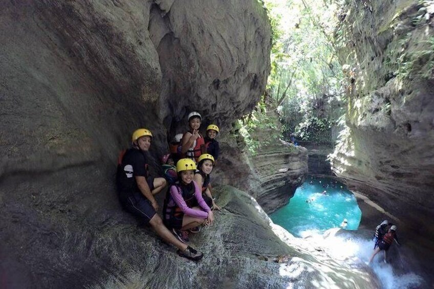 Canyoneering in Badian Cebu