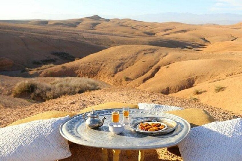 Panoramic View over Agafay Desert 2