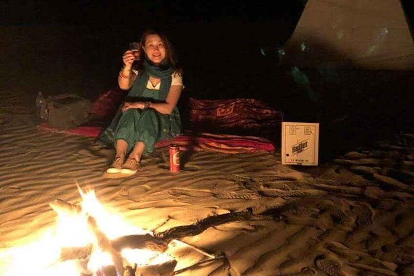 Enjoying Dinner on Dunes 5
