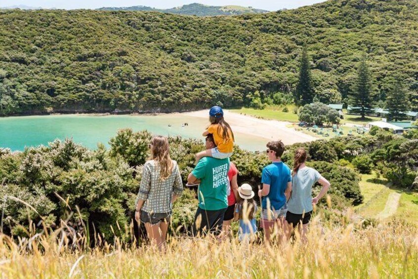 Walk up to the lookout at Otehei Bay