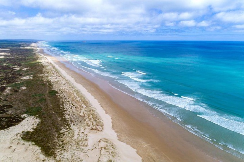 90 Mile Beach white sand beach 3