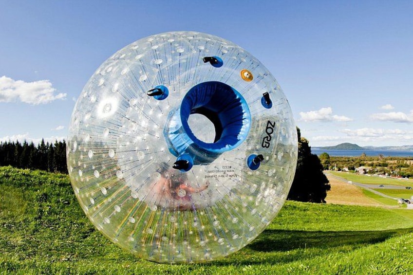 Zorb Inflatable Ball Ride from Mount Ngongotaha in New Zealand 4