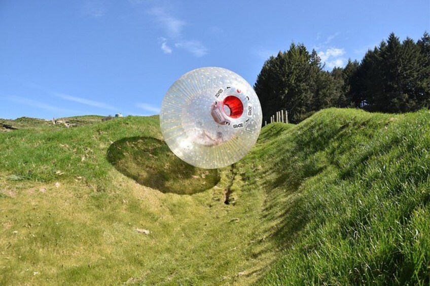 Zorb Inflatable Ball Ride from Mount Ngongotaha in New Zealand 5