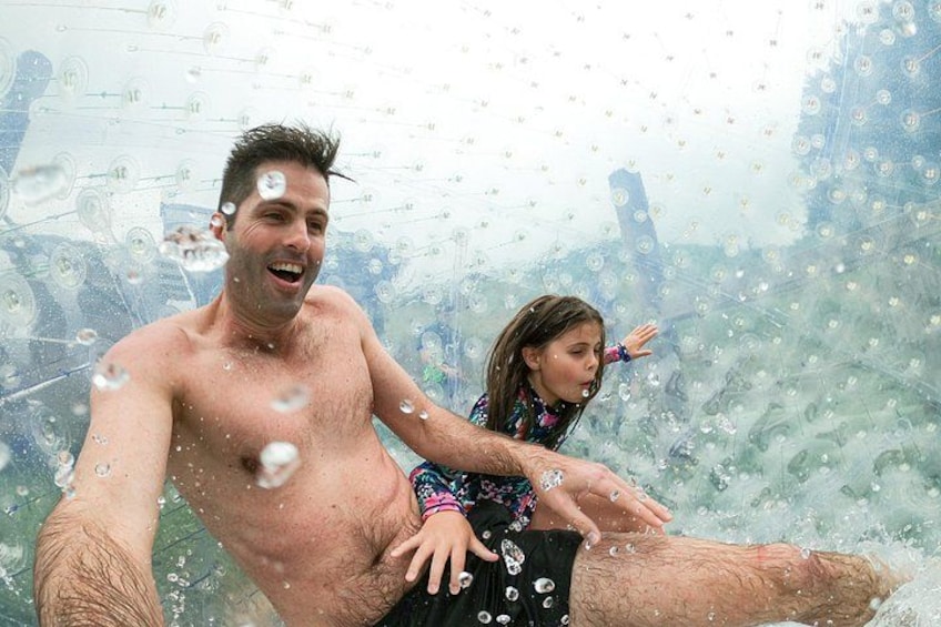 Zorb Inflatable Ball Ride from Mount Ngongotaha in New Zealand 3