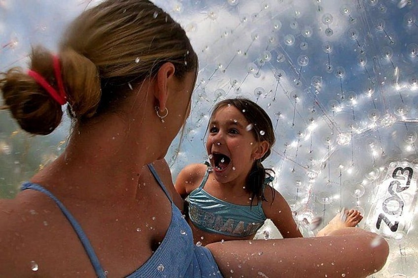 Zorb Inflatable Ball Ride from Mount Ngongotaha in New Zealand 2