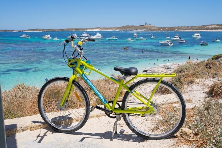 Our new fleet of bikes on Rottnest 1