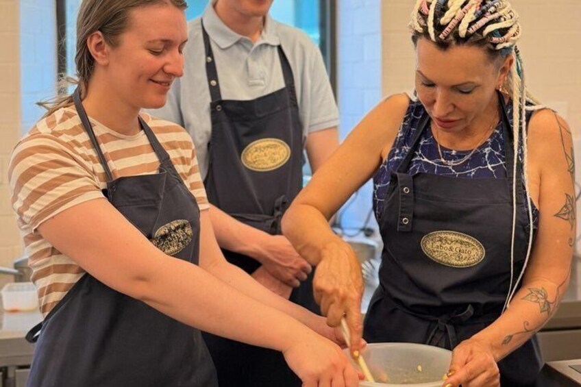 Bordeaux Pastry Class in Professional Kitchen 1
