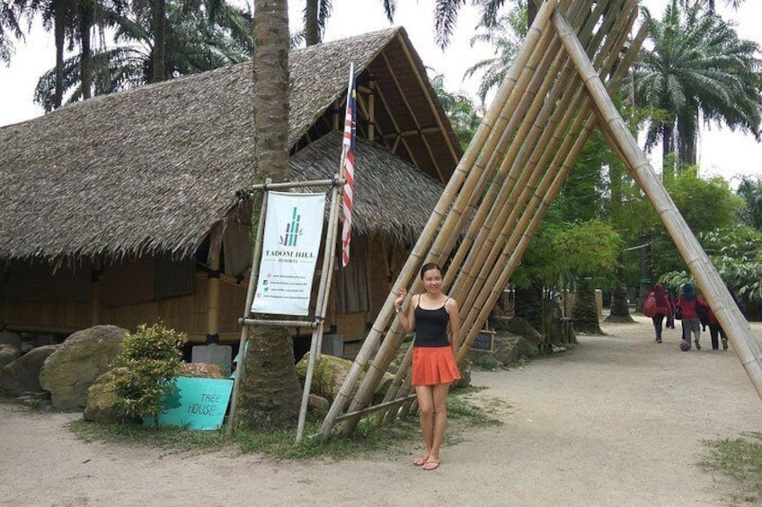 Bamboo Hut at Tadom Hill Resort - Diving Platform, Water Swing & Tarzan Swing 4