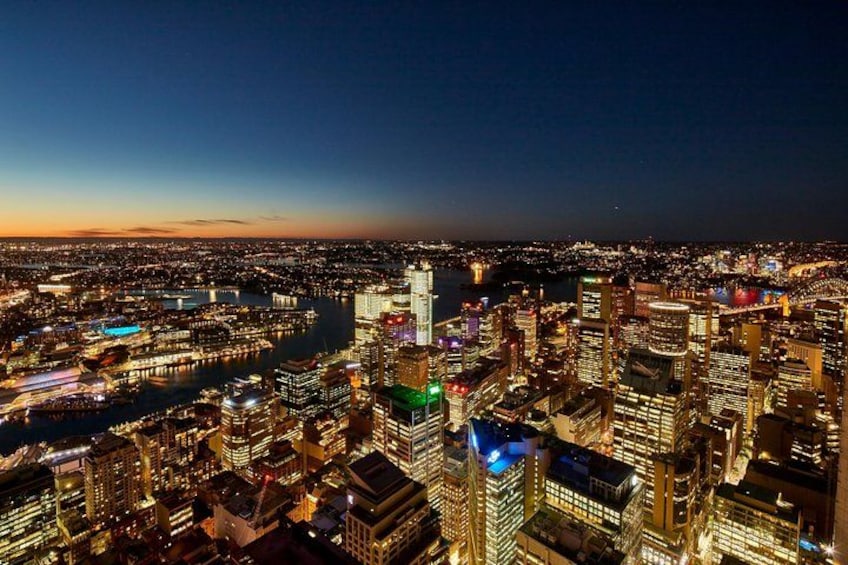 Sydney Tower View by Night 1