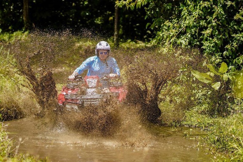 Splash through muddy waterholes on your ATV! 2