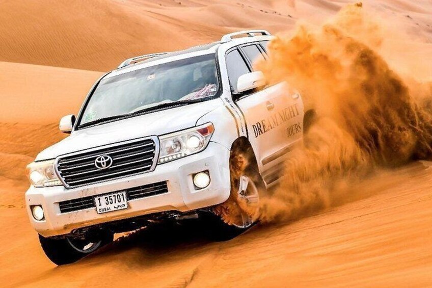 Dune Bashing During The Desert Tour in Dubai 4