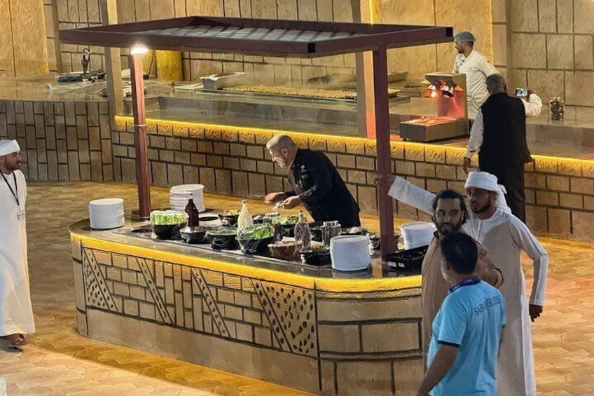 Desert Safari Camp Salad Bar 3