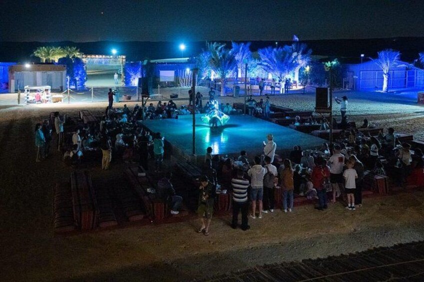 Standard Desert Safari, camel ride, BBQ Dinner, Belly Dance Show, Pick & Drop 5