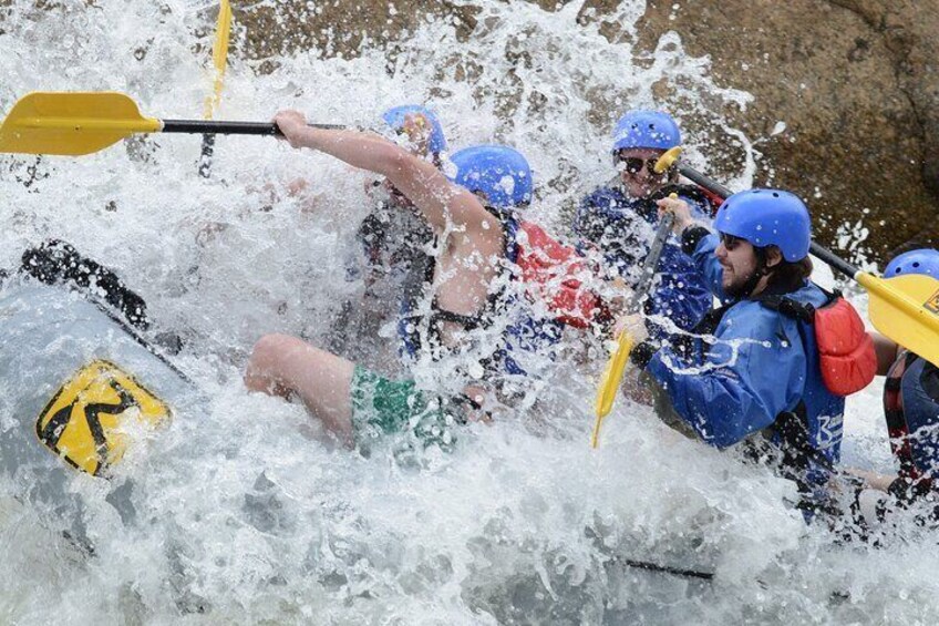 Zoom Flume Rapid in Browns Canyon National Monument at high water (June).  4