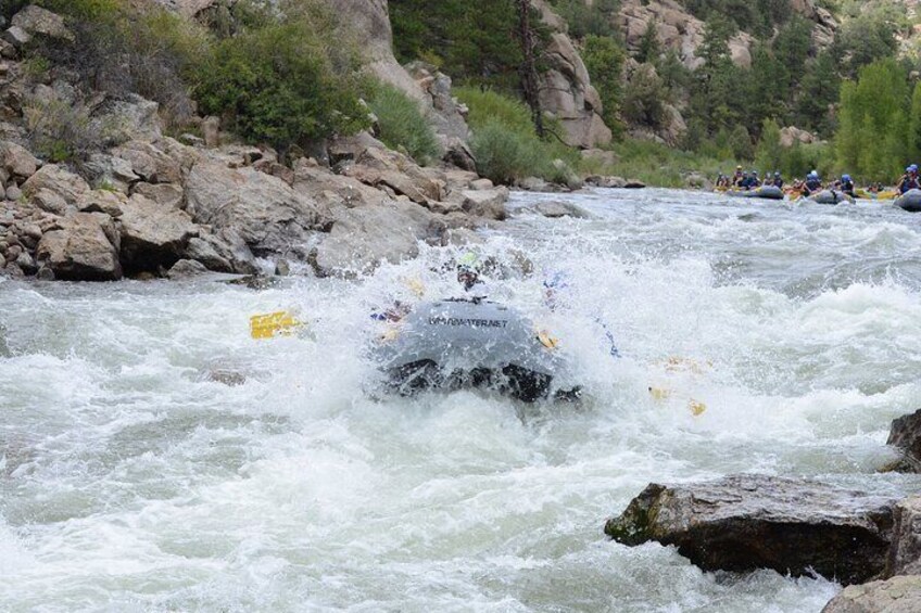 Zoom Flume Rapid in Browns Canyon National Monument during low water (August). 5