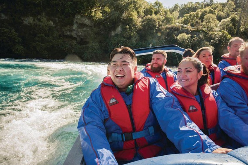 Huka Falls Jet Boat Ride in Taupo 2