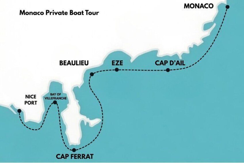 Private Boat Tour from Nice to Monaco, Cannes or Menton 4