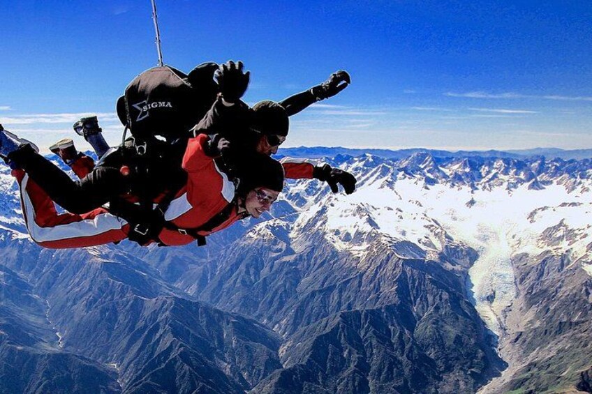 Tandem Skydive 13,000ft from Franz Josef 2