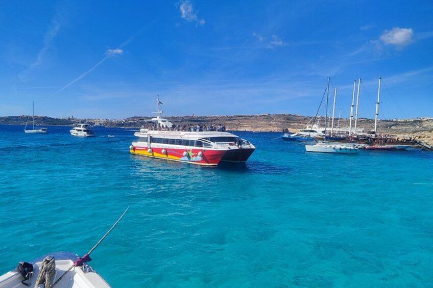 From Sliema: Comino Blue Lagoon, Crystal Lagoon & Sea Caves 2