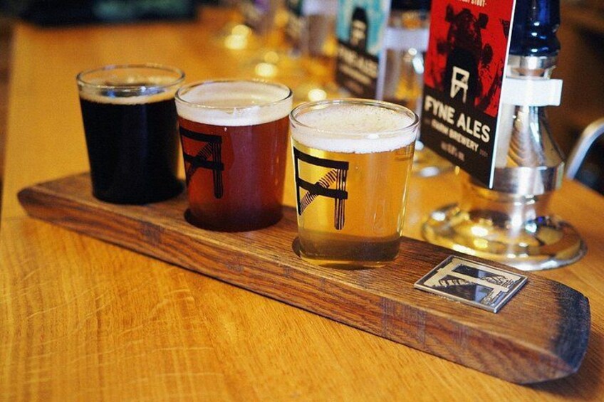Fyne Ales Beer Flight 3